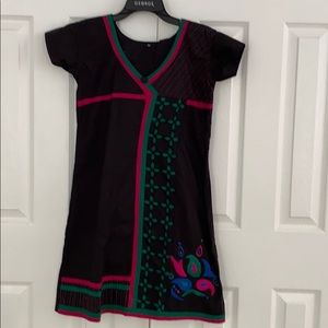 Black cotton kurti